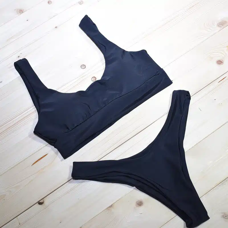 2019 Push Up Sexy Bikini Set Women Swimwear Swimsuit Female Tank Crop Top Bathing Suit Separate Bikinis Thong Beach Wear Swim 18