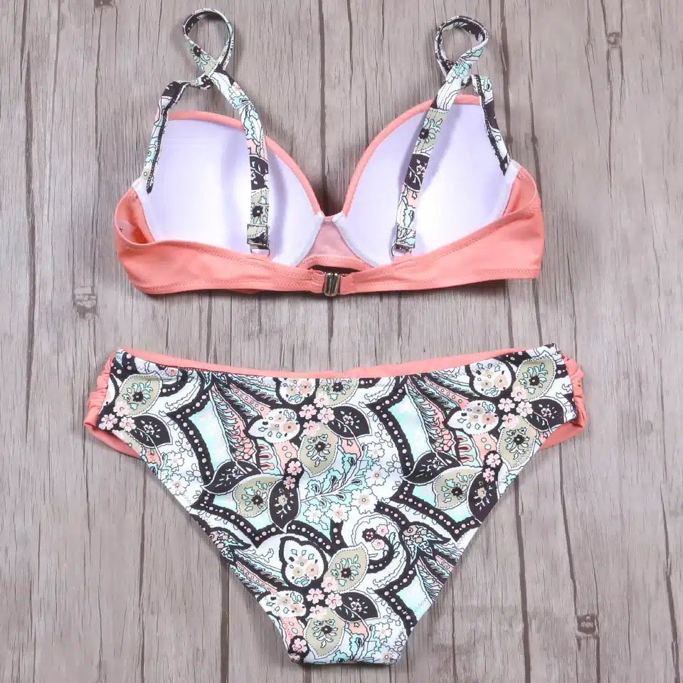 NAKIAEOI Sexy Bikinis Women Swimsuit 2018 Summer Low Waisted Bathing Suits Halter Top Push Up Bikini Set Plus Size Swimwear XXL 17