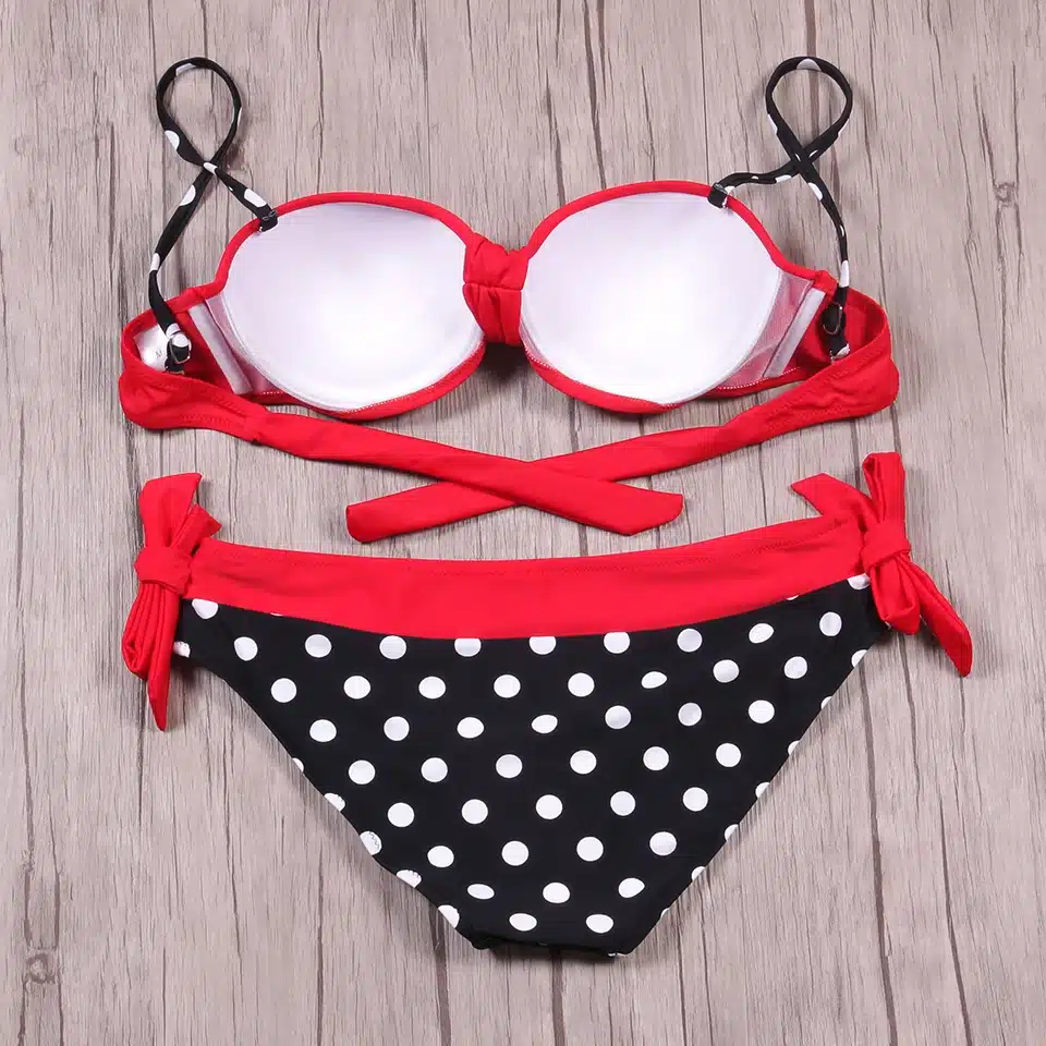 NAKIAEOI Sexy Bikinis Women Swimsuit 2018 Summer Low Waisted Bathing Suits Halter Top Push Up Bikini Set Plus Size Swimwear XXL 29