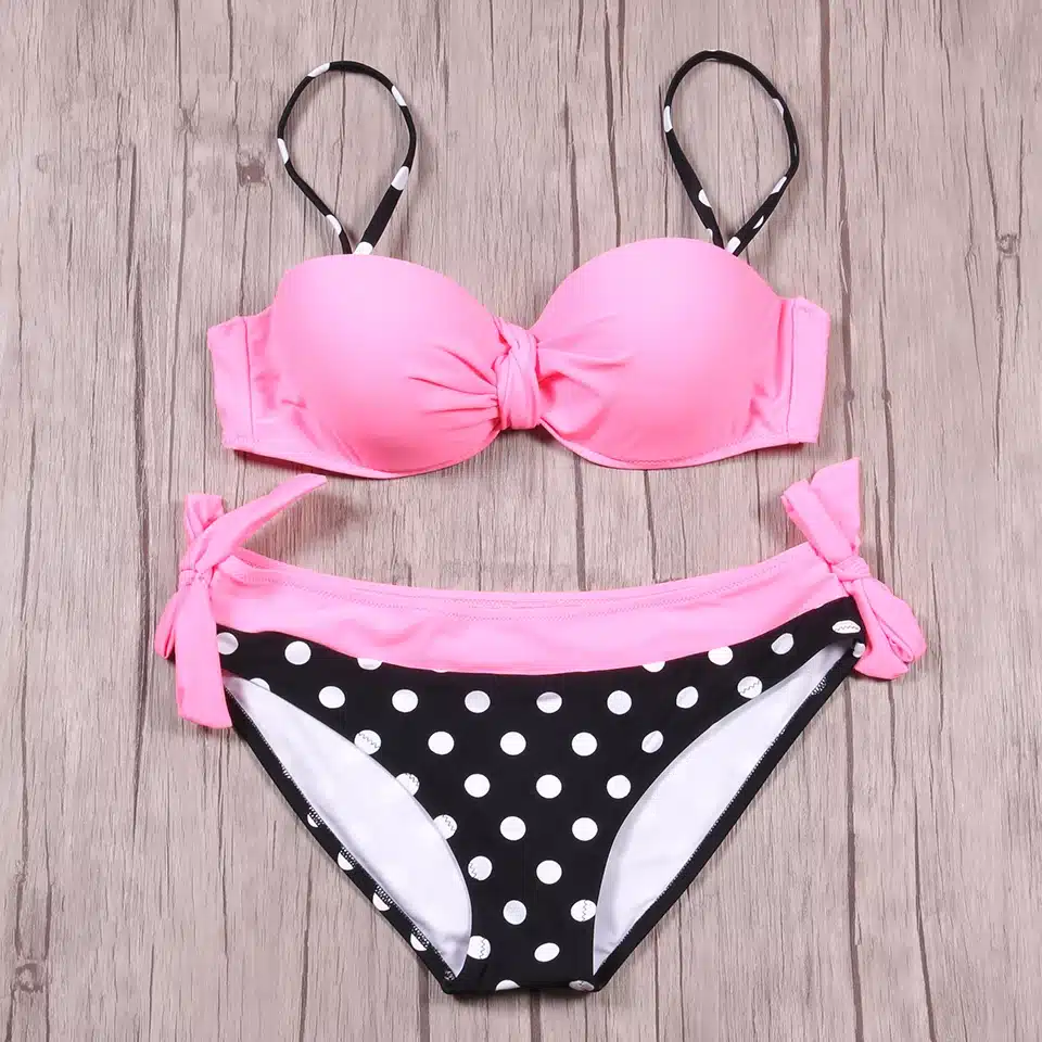NAKIAEOI Sexy Bikinis Women Swimsuit 2018 Summer Low Waisted Bathing Suits Halter Top Push Up Bikini Set Plus Size Swimwear XXL 31