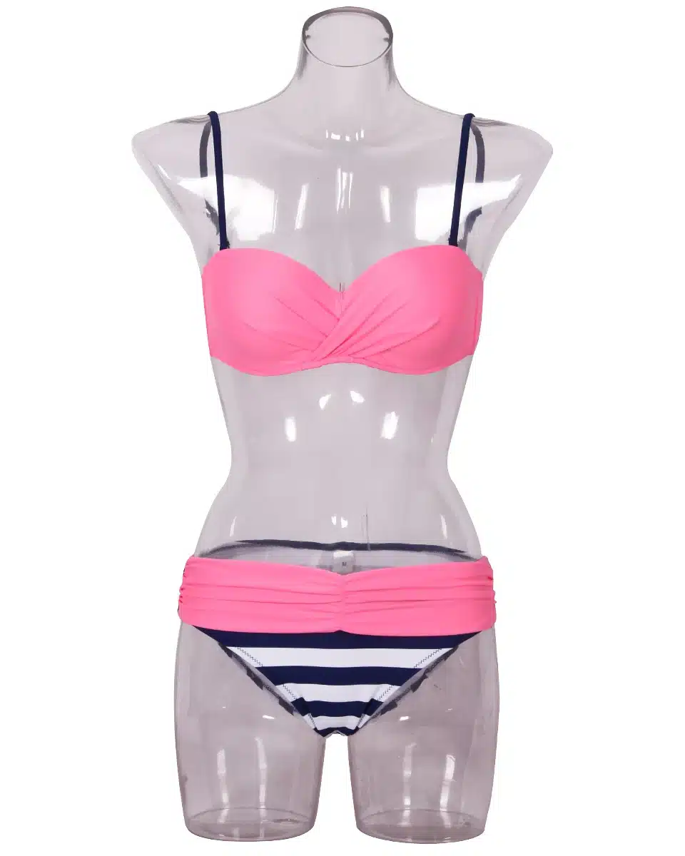 NAKIAEOI Sexy Bikinis Women Swimsuit 2018 Summer Low Waisted Bathing Suits Halter Top Push Up Bikini Set Plus Size Swimwear XXL 43