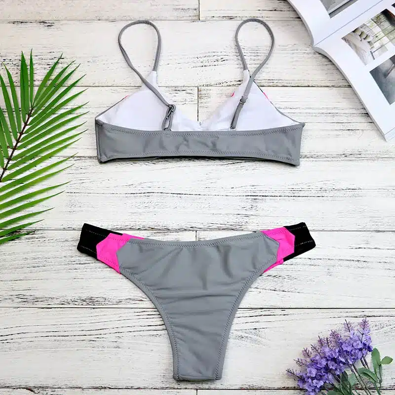 Women Swimsuit 2018 Sexy Patchwork Bikini Sexy Bathing Suit Low Waist Swimwear Brazilian Bikini Maillot De Bain Beachwear 3106 12