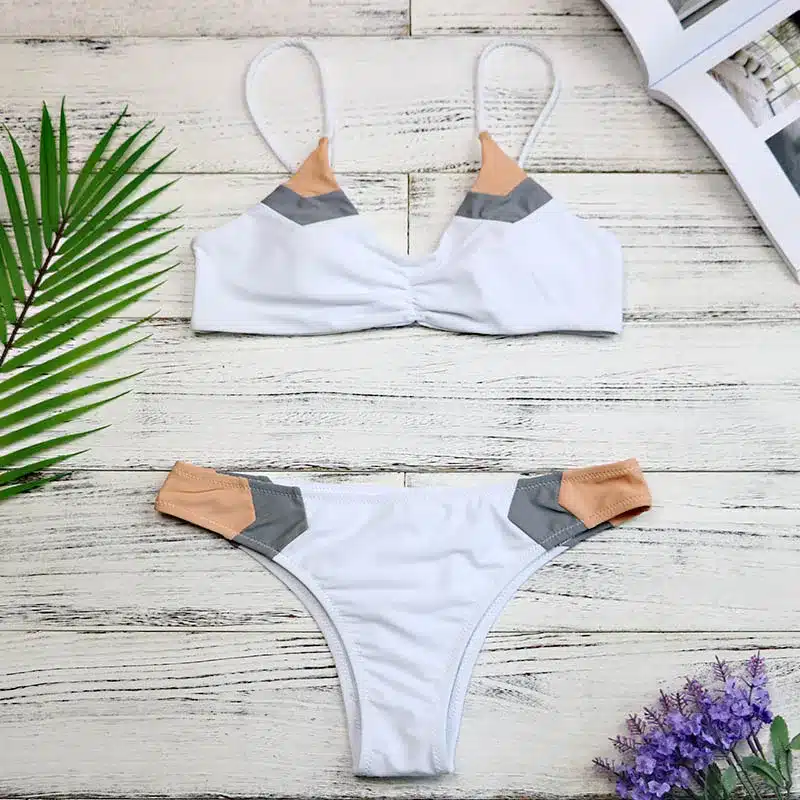 Women Swimsuit 2018 Sexy Patchwork Bikini Sexy Bathing Suit Low Waist Swimwear Brazilian Bikini Maillot De Bain Beachwear 3106 16