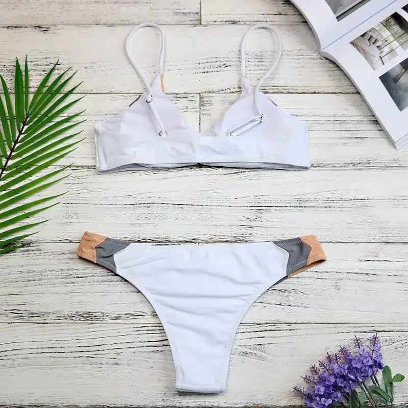 Women Swimsuit 2018 Sexy Patchwork Bikini Sexy Bathing Suit Low Waist Swimwear Brazilian Bikini Maillot De Bain Beachwear 3106 17