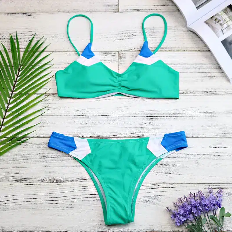 Women Swimsuit 2018 Sexy Patchwork Bikini Sexy Bathing Suit Low Waist Swimwear Brazilian Bikini Maillot De Bain Beachwear 3106 18