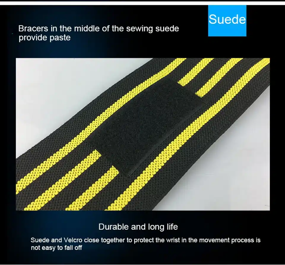 1Pcs Adjustable Wristband Elastic Wrist Wraps Bandages for Weightlifting Powerlifting Breathable Wrist Support 4colors 17