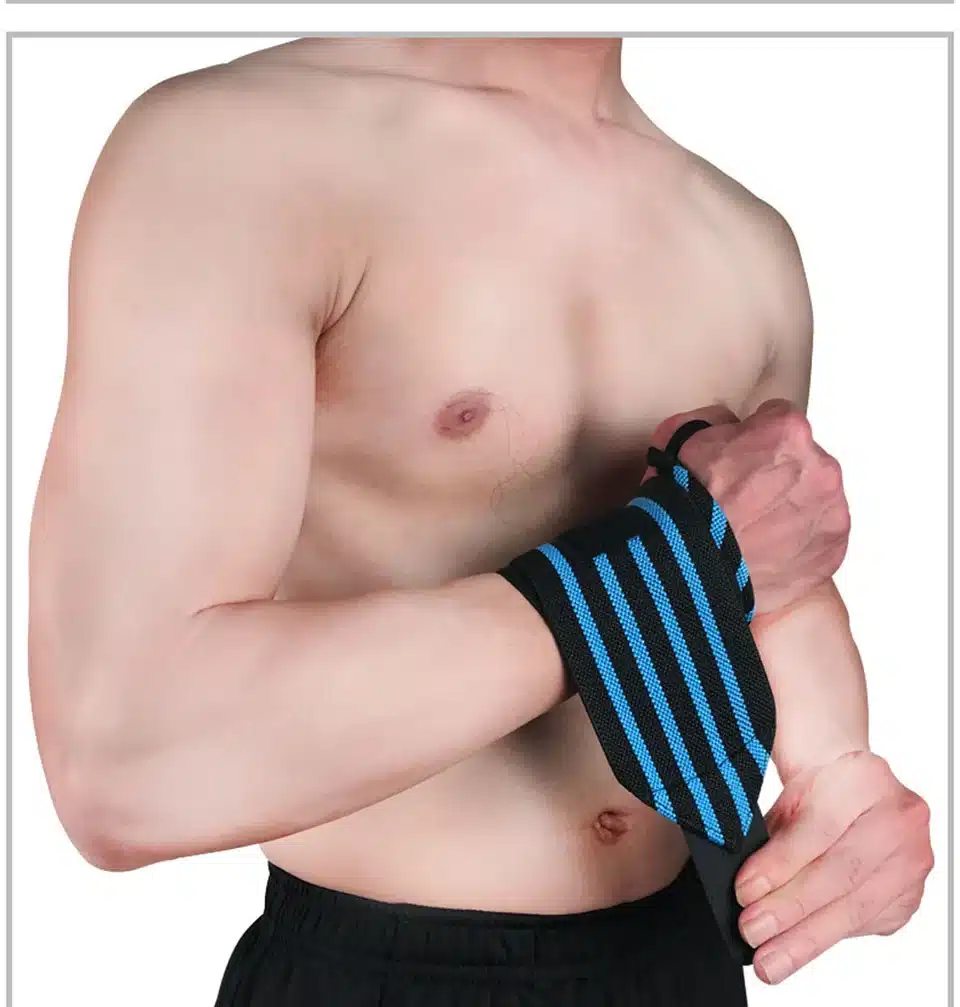 1Pcs Adjustable Wristband Elastic Wrist Wraps Bandages for Weightlifting Powerlifting Breathable Wrist Support 4colors 21