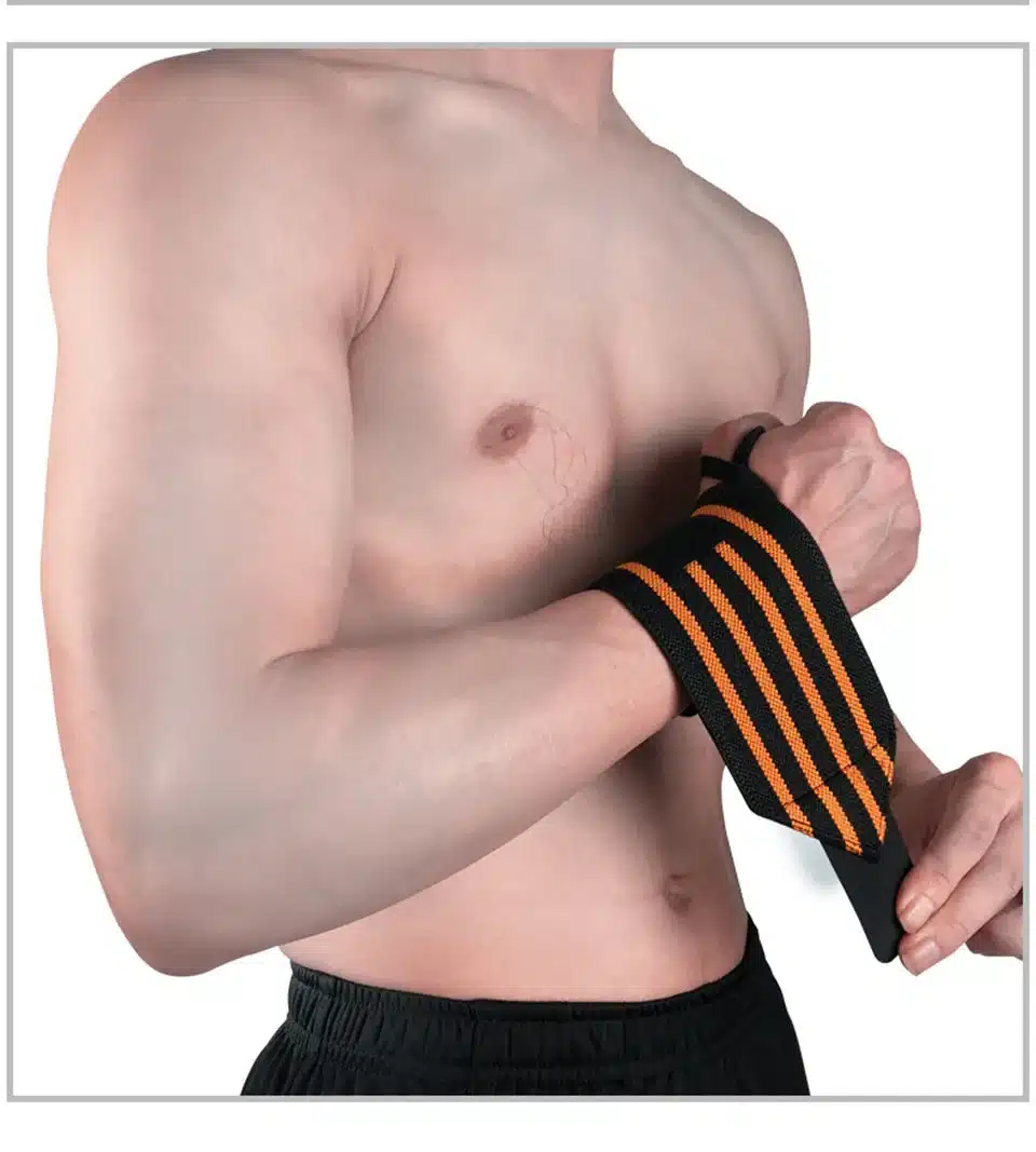 1Pcs Adjustable Wristband Elastic Wrist Wraps Bandages for Weightlifting Powerlifting Breathable Wrist Support 4colors 23
