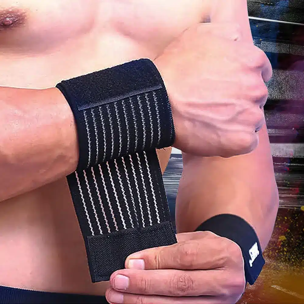 ALBREDA 1 piece Elastic Sport Bandage Wristband hand Gym Support wrist brace Wrap Tennis Cotton Weat band Fitness Powerlifting 9