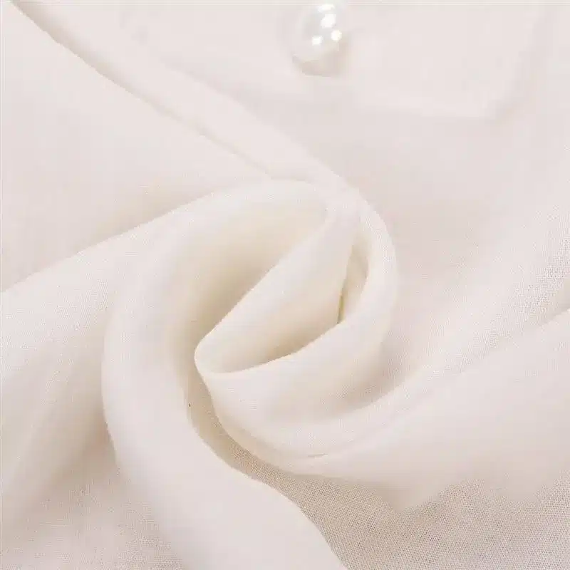 ZANZEA Plus Size Women Lace Blouse White Shirts 2019 Summer Autumn V-neck 3/4 Sleeve Hollow Casual Chiffon Tops Blusa Femininas 22