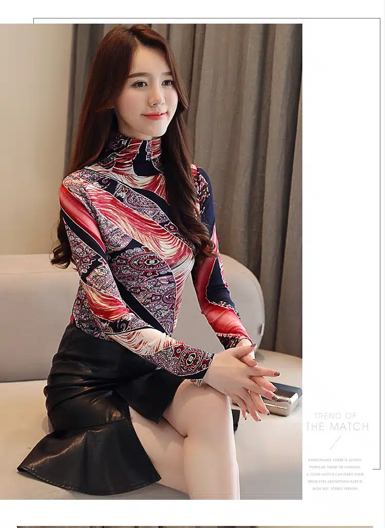 Autumn Plus Size 3XL Long Sleeve Shirt Women Fashion Woman Blouses 2019 Print Lace Blouse Womens Tops and Blouses Blusas 1085 40 19
