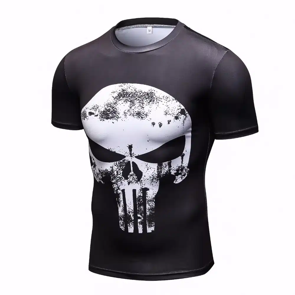 marvel batman Captain America t-shirt hot superman t shirt men joges 2019 Superhero tights quick-dry T-shirt Summer clothing 19