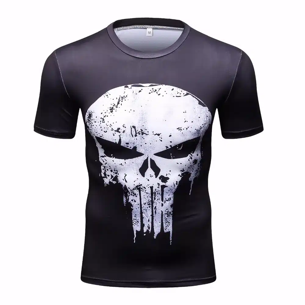 marvel batman Captain America t-shirt hot superman t shirt men joges 2019 Superhero tights quick-dry T-shirt Summer clothing 21