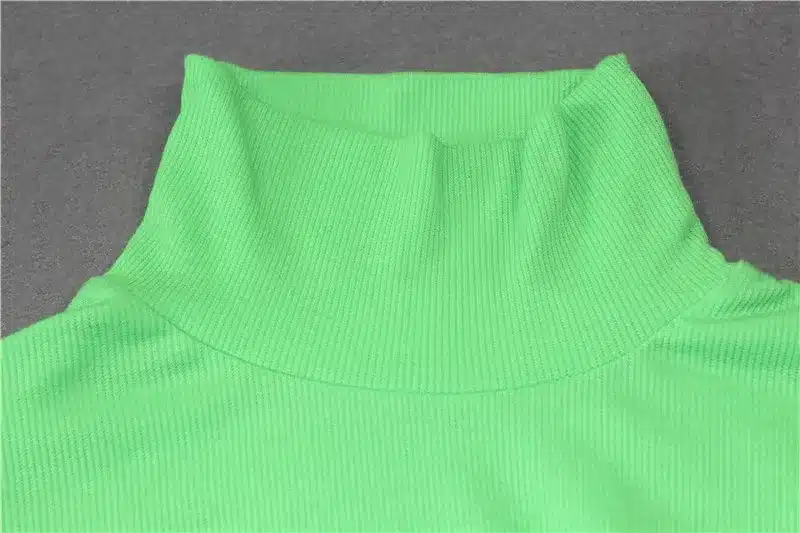 Ahagaga 2019 Spring Tees T-shirt Women Tops Fashion Solid Green Red Regular Long Sleeve Casual Women T-shirts Top Blusas Female 23