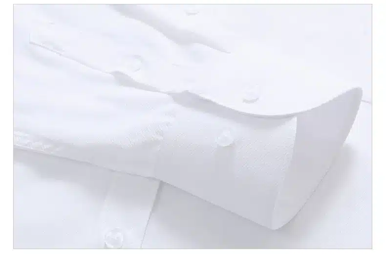 DUDALINA 2019 Men Casual Long Sleeved Solid shirt Slim Fit Male Social Business Dress Shirt Brand Men Clothing Soft Comfortable 14