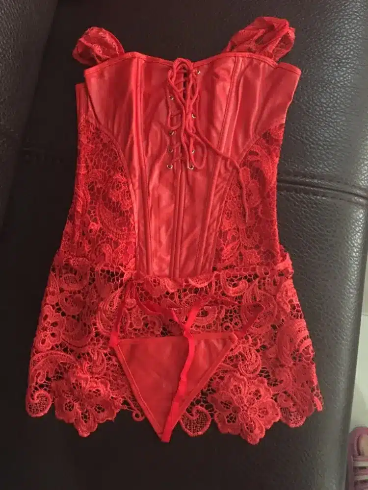 S-6XL Plus Size Corset Steampunk Women Black Faux Leather&Lace Sexy Lingerie Corset Dress Leather Corset 2019 Underbust Corset 13