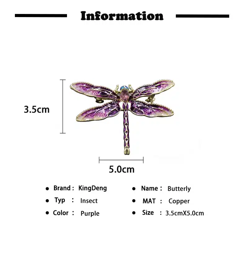 Dragonfly Brooches For Women Insect Brooch Enamel Pins Gifts For Women Four Colors Enamel Brooch Lapel Pin Badge Karl Jewelry 16