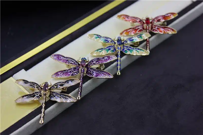 Dragonfly Brooches For Women Insect Brooch Enamel Pins Gifts For Women Four Colors Enamel Brooch Lapel Pin Badge Karl Jewelry 17