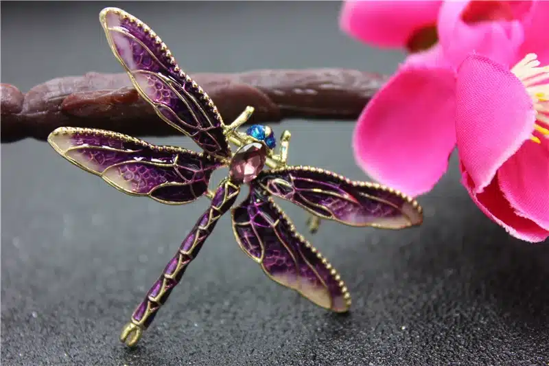 Dragonfly Brooches For Women Insect Brooch Enamel Pins Gifts For Women Four Colors Enamel Brooch Lapel Pin Badge Karl Jewelry 21