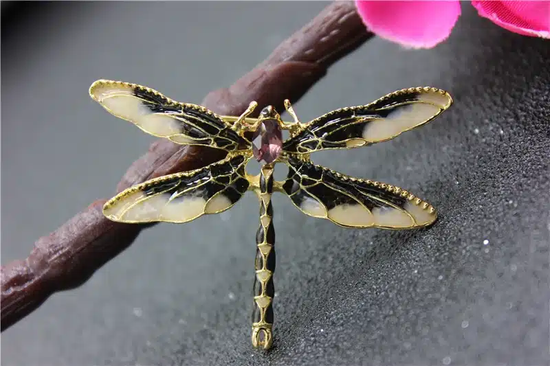 Dragonfly Brooches For Women Insect Brooch Enamel Pins Gifts For Women Four Colors Enamel Brooch Lapel Pin Badge Karl Jewelry 22