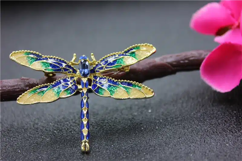 Dragonfly Brooches For Women Insect Brooch Enamel Pins Gifts For Women Four Colors Enamel Brooch Lapel Pin Badge Karl Jewelry 23