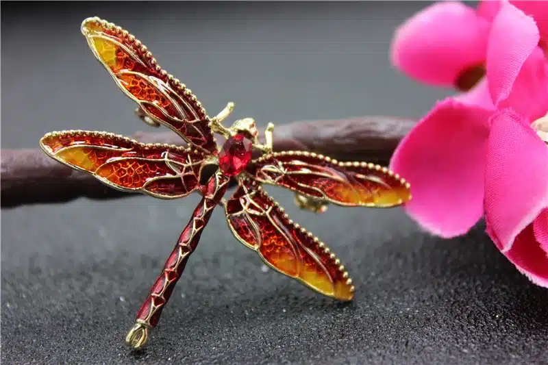 Dragonfly Brooches For Women Insect Brooch Enamel Pins Gifts For Women Four Colors Enamel Brooch Lapel Pin Badge Karl Jewelry 24