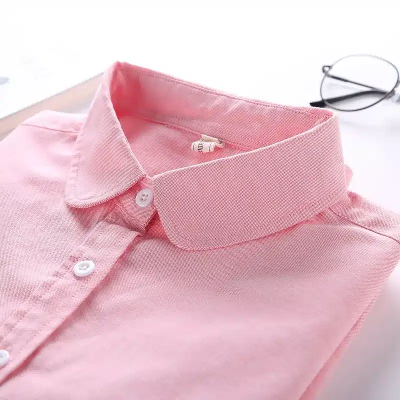 Women Blouse 2019 New Casual BRAND Long Sleeve Oxford White Blue Shirt Woman Office Wear Shirts High Quality Blusas Ladies Tops 30