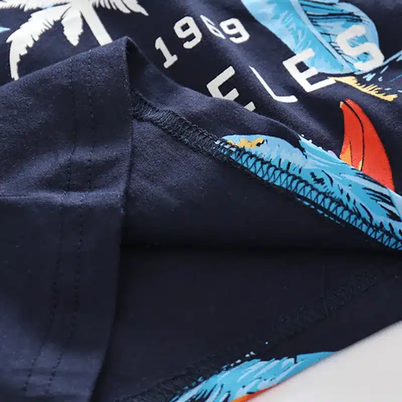 2019 Baby Boys Sets Summer Boys Sets Clothes T shirt+short Pants cotton sports Letter printed Set Children Suit 16