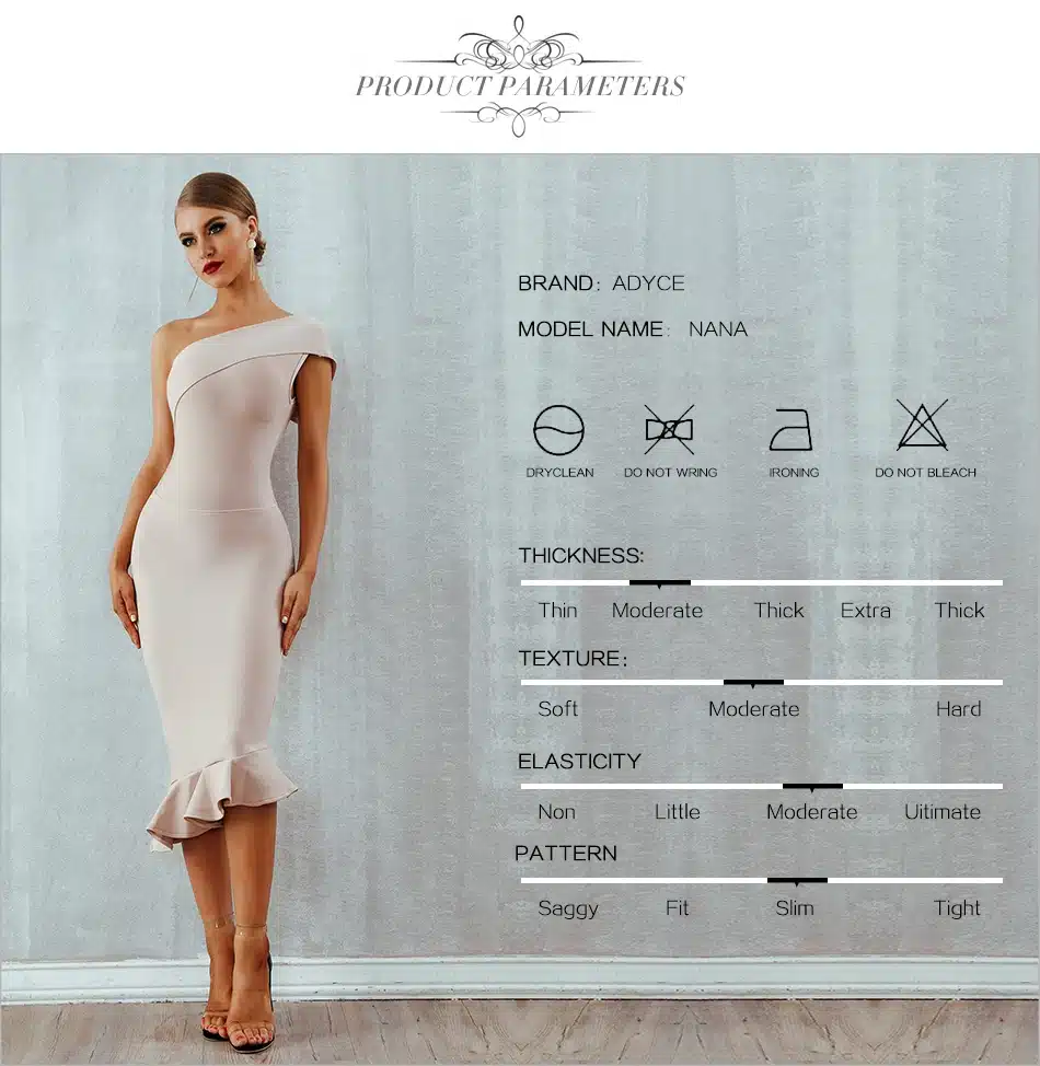 Adyce 2019 New Summer Women Bandage Dress Vestidos One Shoulder Sleeveless Ruffles Nightclub Dress Celebrity Evening Party Dress 10