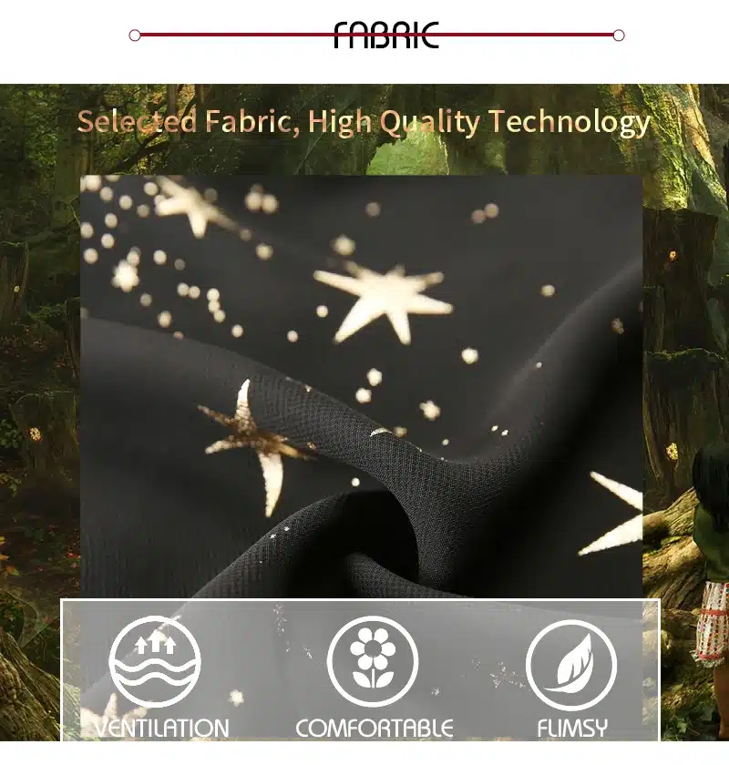 HDY Haoduoyi Star Moon Print Dress 2019 Spring Black Long Sleeve Elegant Party Dresses New Year Lining Suit Two Midi-Dresses 19
