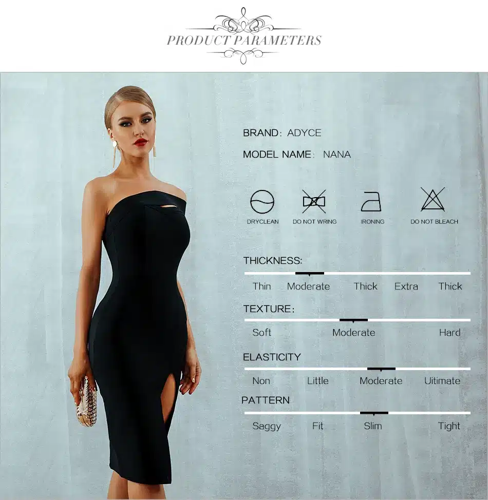 Adyce Bodycon Bandage Dress Women Vestidos Verano 2019 Summer Sexy Elegant White Black One Shoulder Midi Celebrity Party Dresses 10