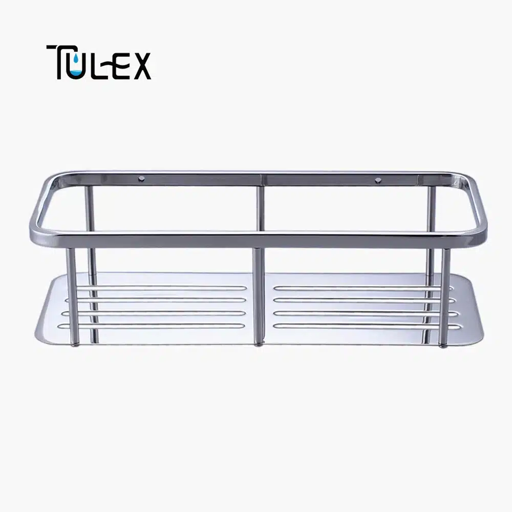 TULEX Bathroom Shelf Corner Shower & Shampoo Basket Stainless Steel Material bathroom shelf bathroom rack shower shelf 11