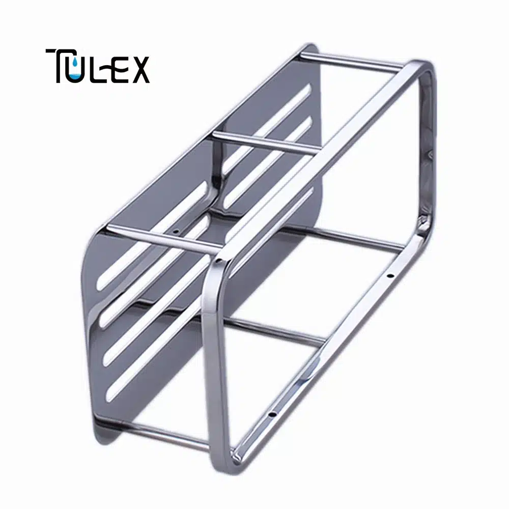 TULEX Bathroom Shelf Corner Shower & Shampoo Basket Stainless Steel Material bathroom shelf bathroom rack shower shelf 14