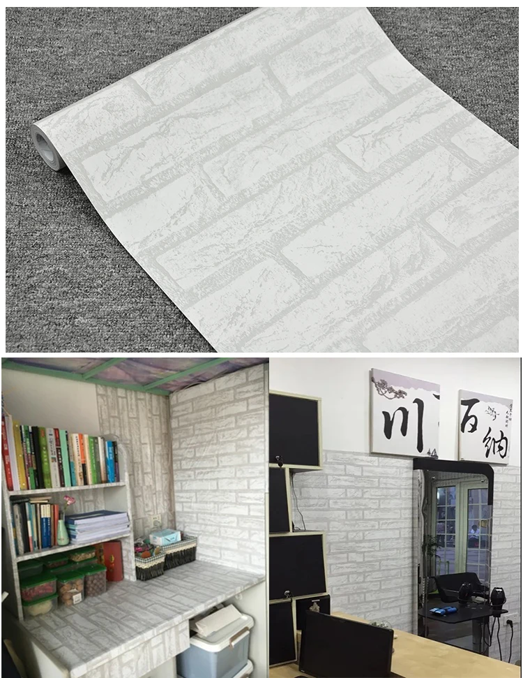 45cmX5m Self adhesive Mosaic PVC Vinyl Wall Stickers Waterproof Wallpapers for Bathroom Kitchen Poster Wall Decals Home Decor 4