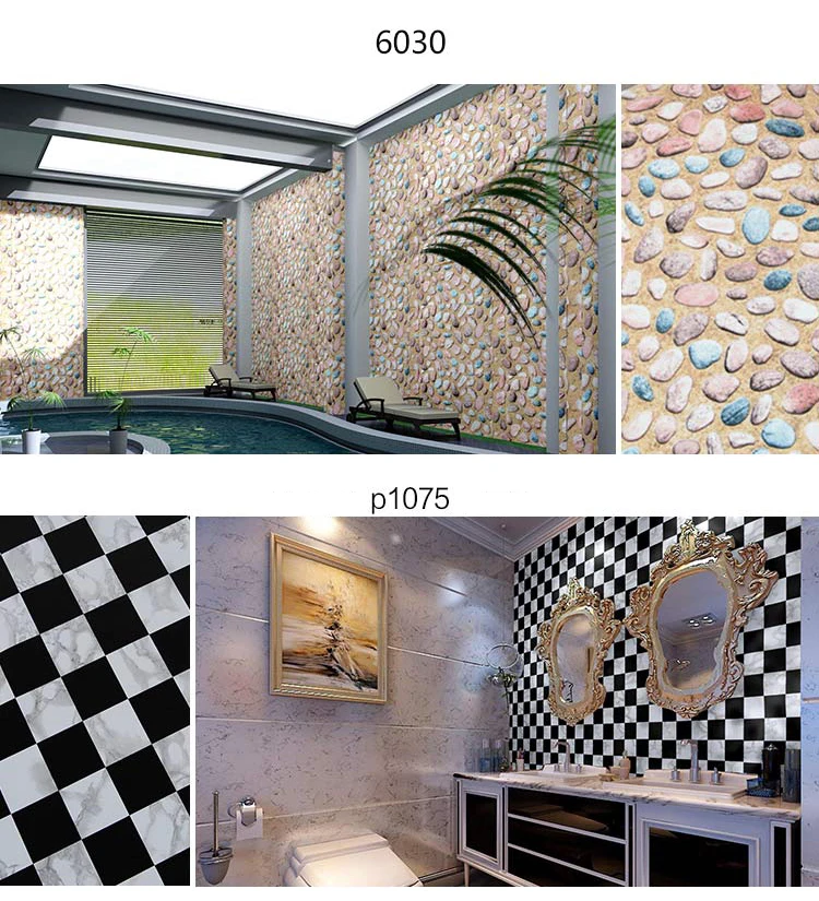 45cmX5m Self adhesive Mosaic PVC Vinyl Wall Stickers Waterproof Wallpapers for Bathroom Kitchen Poster Wall Decals Home Decor 7
