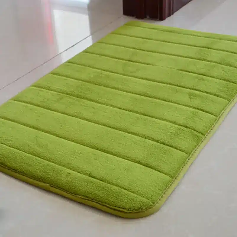 40x60cm Memory Foam Bath Mats Bathroom Horizontal Stripes Rug Non-slip Bath Mats B 3