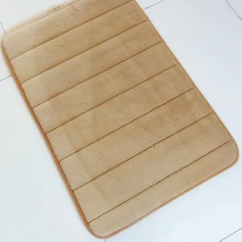 40x60cm Memory Foam Bath Mats Bathroom Horizontal Stripes Rug Non-slip Bath Mats B 5