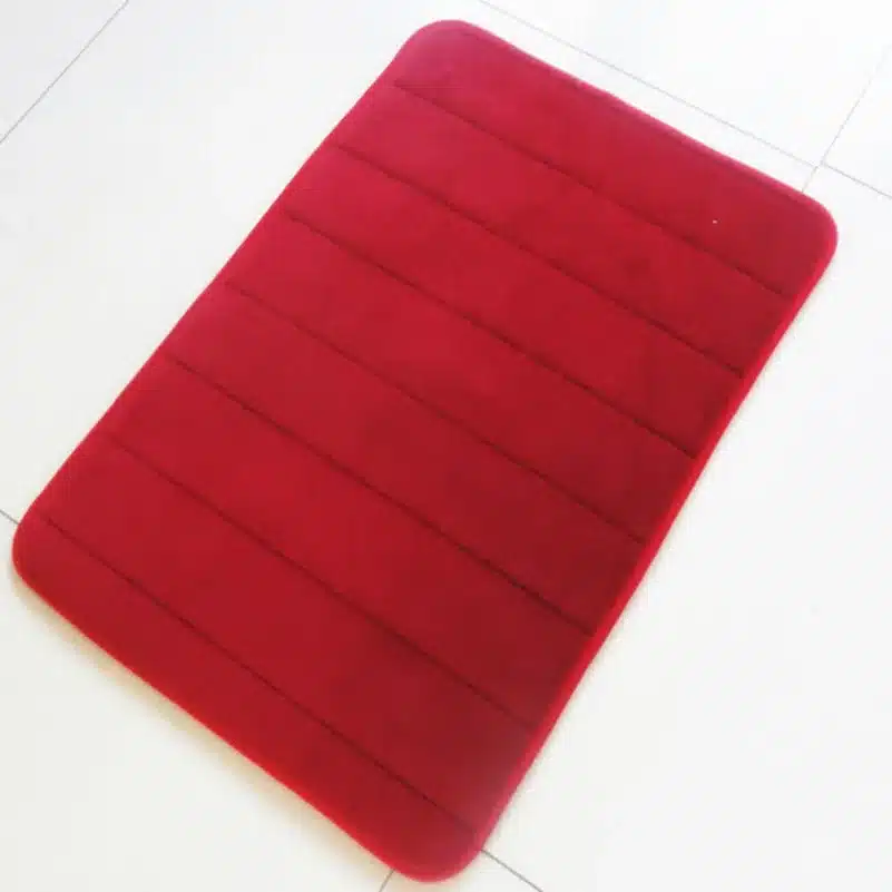 40x60cm Memory Foam Bath Mats Bathroom Horizontal Stripes Rug Non-slip Bath Mats B 7