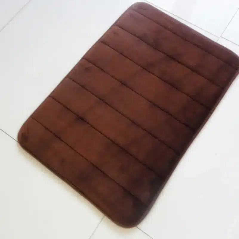 40x60cm Memory Foam Bath Mats Bathroom Horizontal Stripes Rug Non-slip Bath Mats B 8