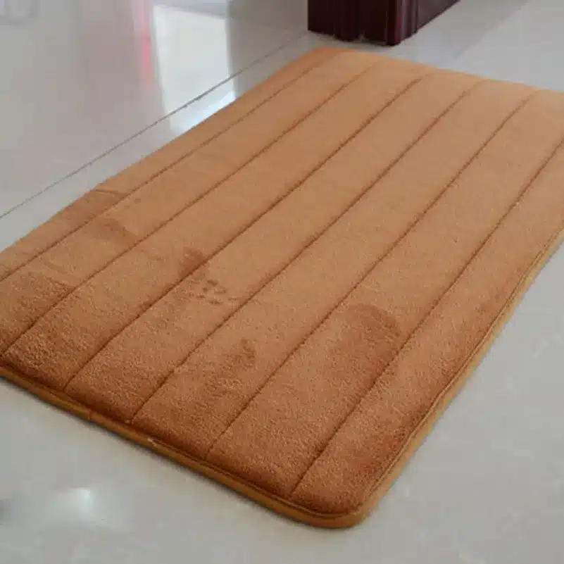 40x60cm Memory Foam Bath Mats Bathroom Horizontal Stripes Rug Non-slip Bath Mats B 9