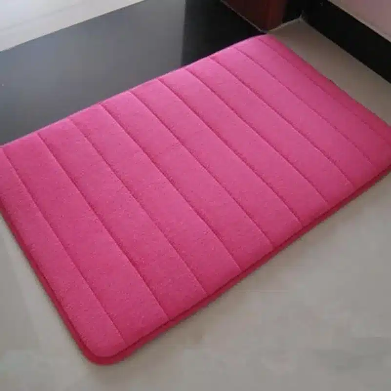40x60cm Memory Foam Bath Mats Bathroom Horizontal Stripes Rug Non-slip Bath Mats B 11