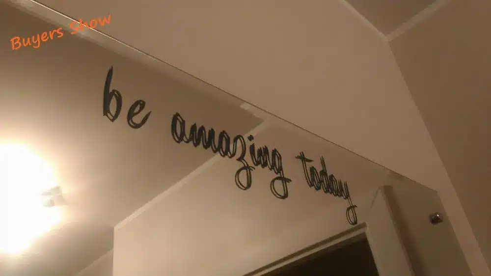 Free Shipping Inspirational Mirror Decal , Motivational Wall Sticker On Mirror for home bathroom decor 6