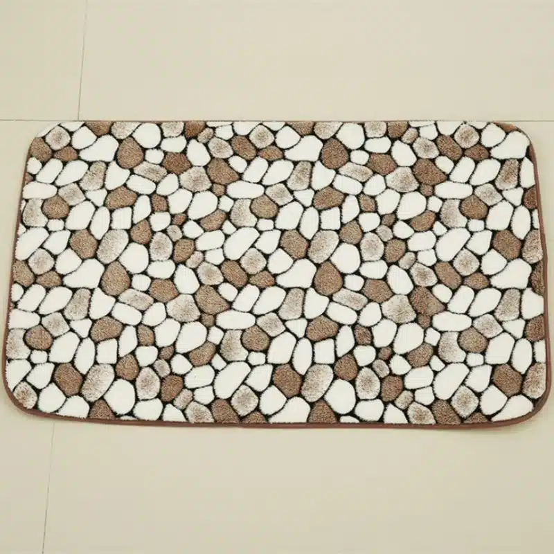 1pc Memory Foam Absorbent Bathroom Mat Pad Doormat Door Mat Slip-resistant Pad Bathroom Shower Bath Mats 11