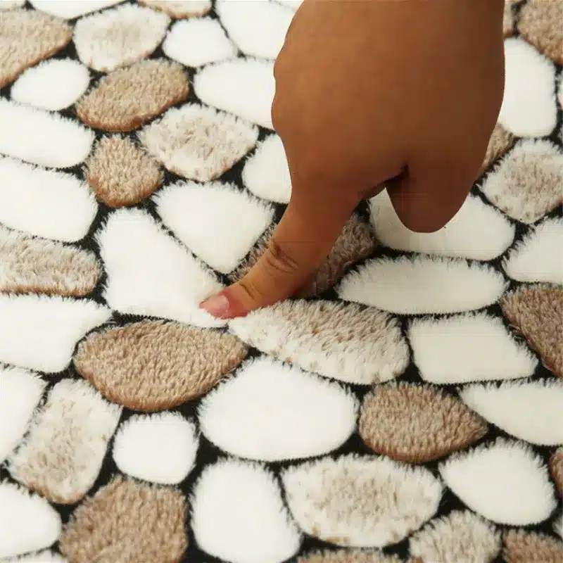 1pc Memory Foam Absorbent Bathroom Mat Pad Doormat Door Mat Slip-resistant Pad Bathroom Shower Bath Mats 13