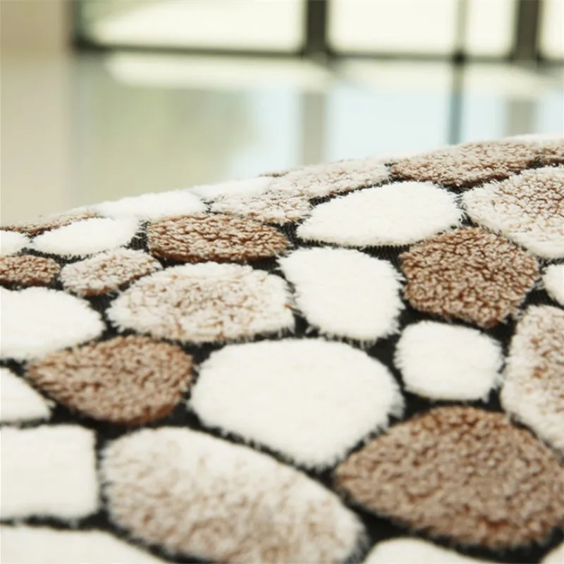 1pc Memory Foam Absorbent Bathroom Mat Pad Doormat Door Mat Slip-resistant Pad Bathroom Shower Bath Mats 14