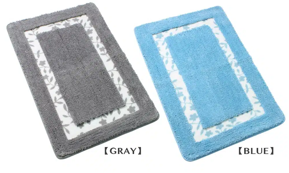 Microfiber&nylon Anti-slid Bathroom Mats Floral Bath Solid bathroom Floor mats Modern Carpet Rug tapis de bain 50*80cm TY-001 15