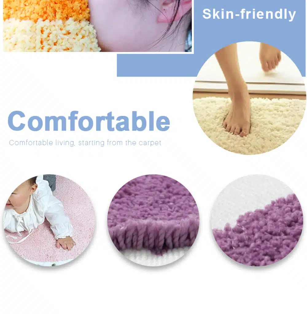 Microfiber&nylon Anti-slid Bathroom Mats Floral Bath Solid bathroom Floor mats Modern Carpet Rug tapis de bain 50*80cm TY-001 30