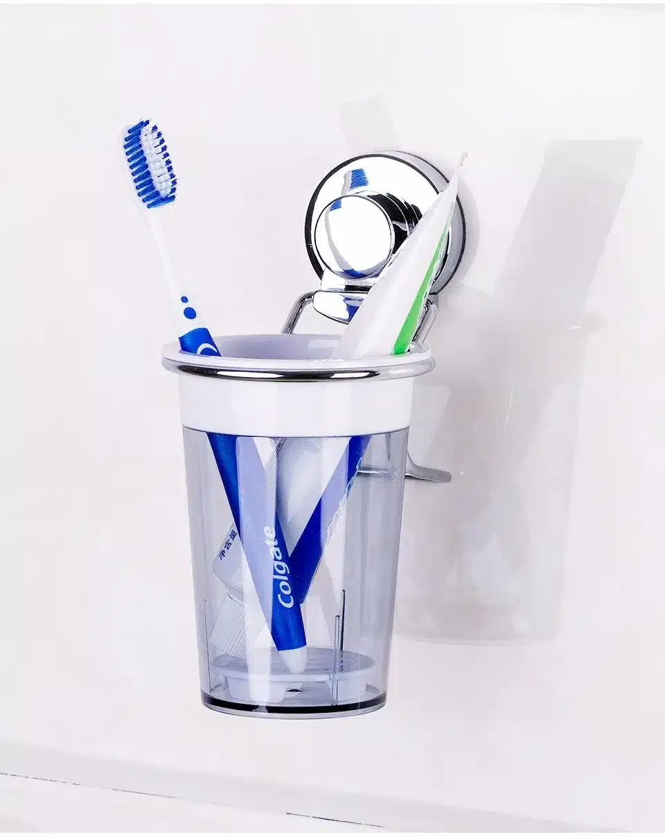 Chrome Toothbrush holder Suction Hook Bathroom Accessories Product 13