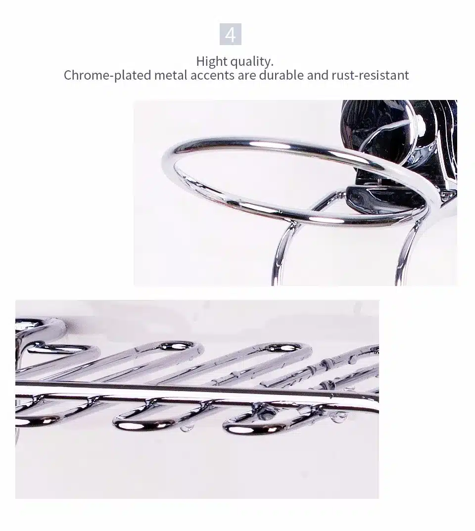 Chrome Toothbrush holder Suction Hook Bathroom Accessories Product 19