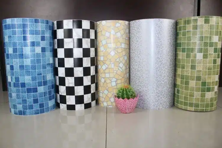 5M Waterproof Decorative Film Peel and Stick Self Adhesive Wallpaper for Bathroom Kitchen Anti oil Vinyl Wall Sticker Home Decor 4